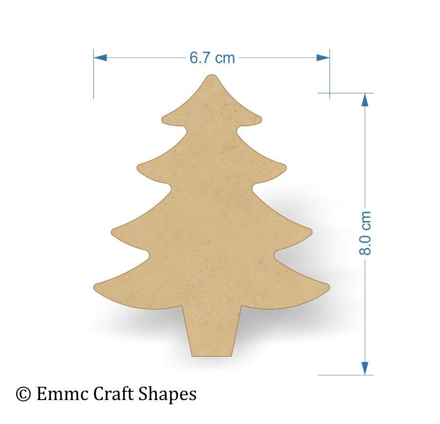 Wooden tree craft deals shapes