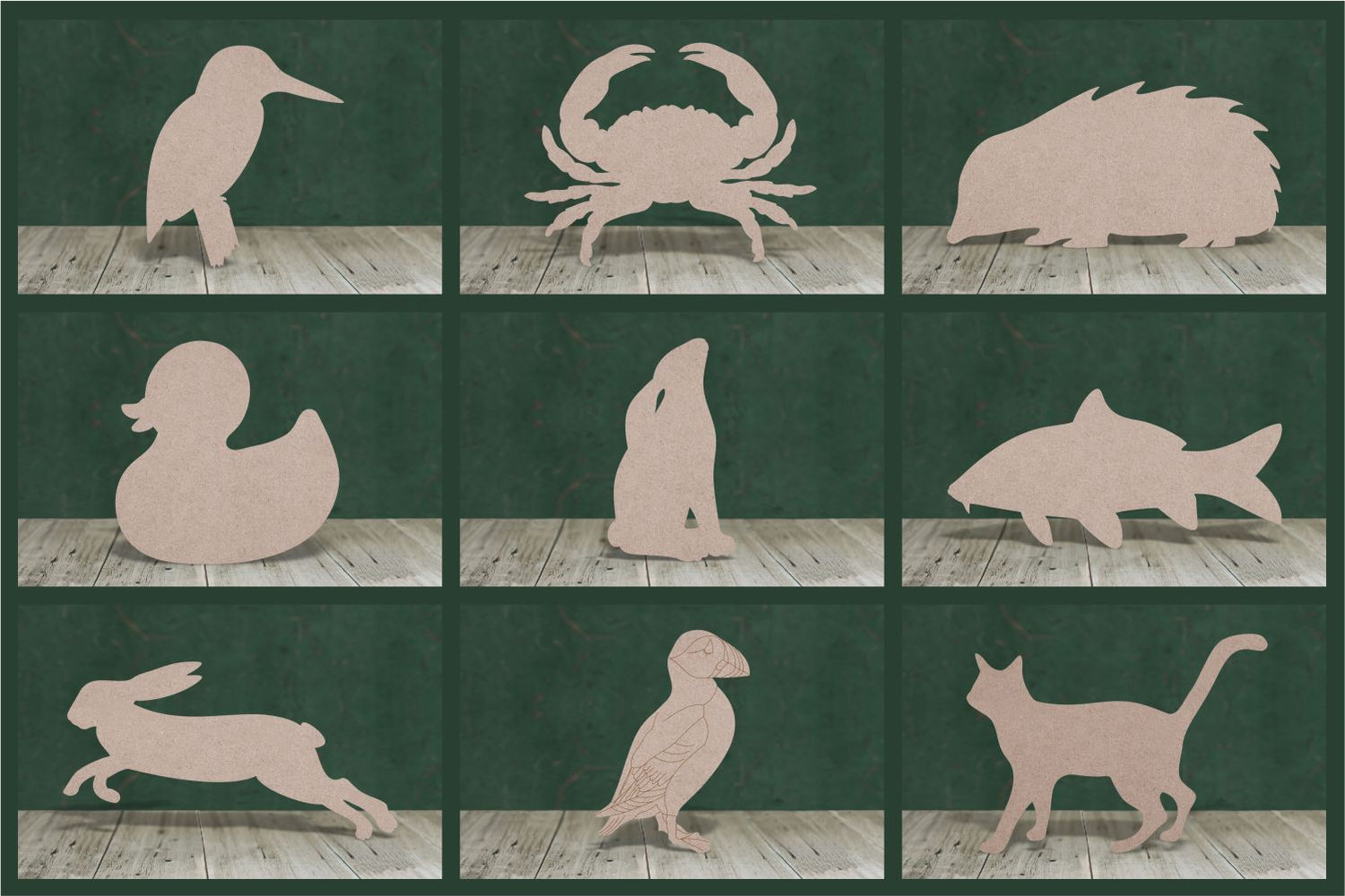 Animals and creatures - 3mm MDF craft shapes