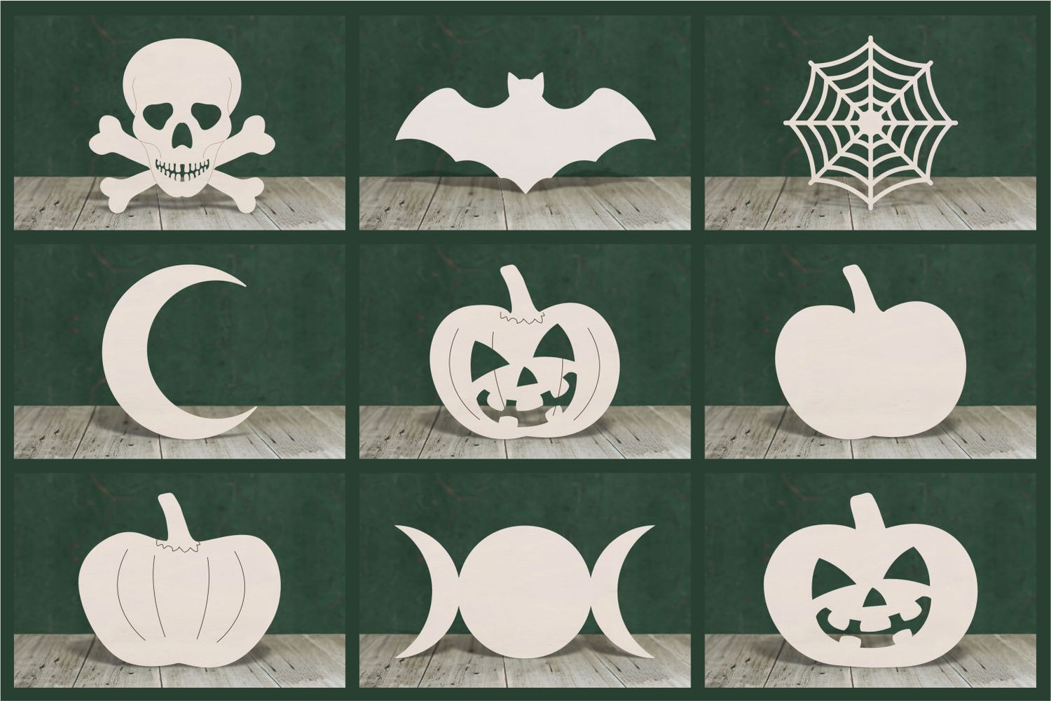 Halloween - plywood craft blanks