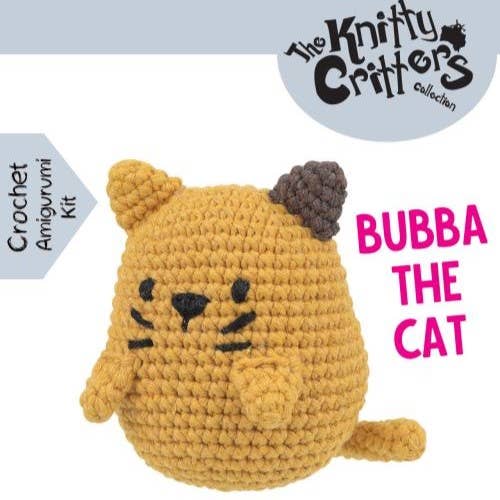 Knitty Critters - Pouch Pals - Bubba The Cat Crochet Kit