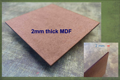 Duck shape 2mm MDF