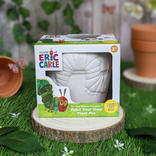 Paint Your Own Plant Pot - Hungry Caterpillar, Plant Pot Kit