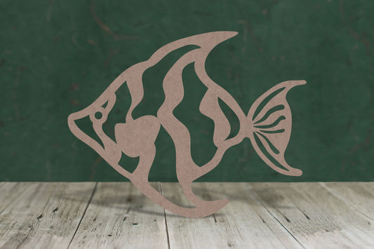 Fish shape with cut-outs - 2mm MDF