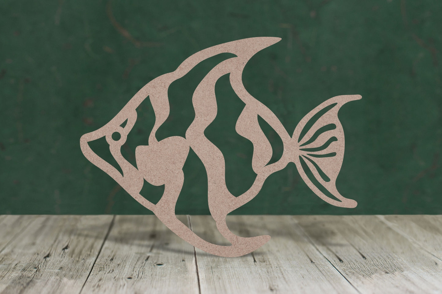 Fish shape with cut-outs - 3mm MDF