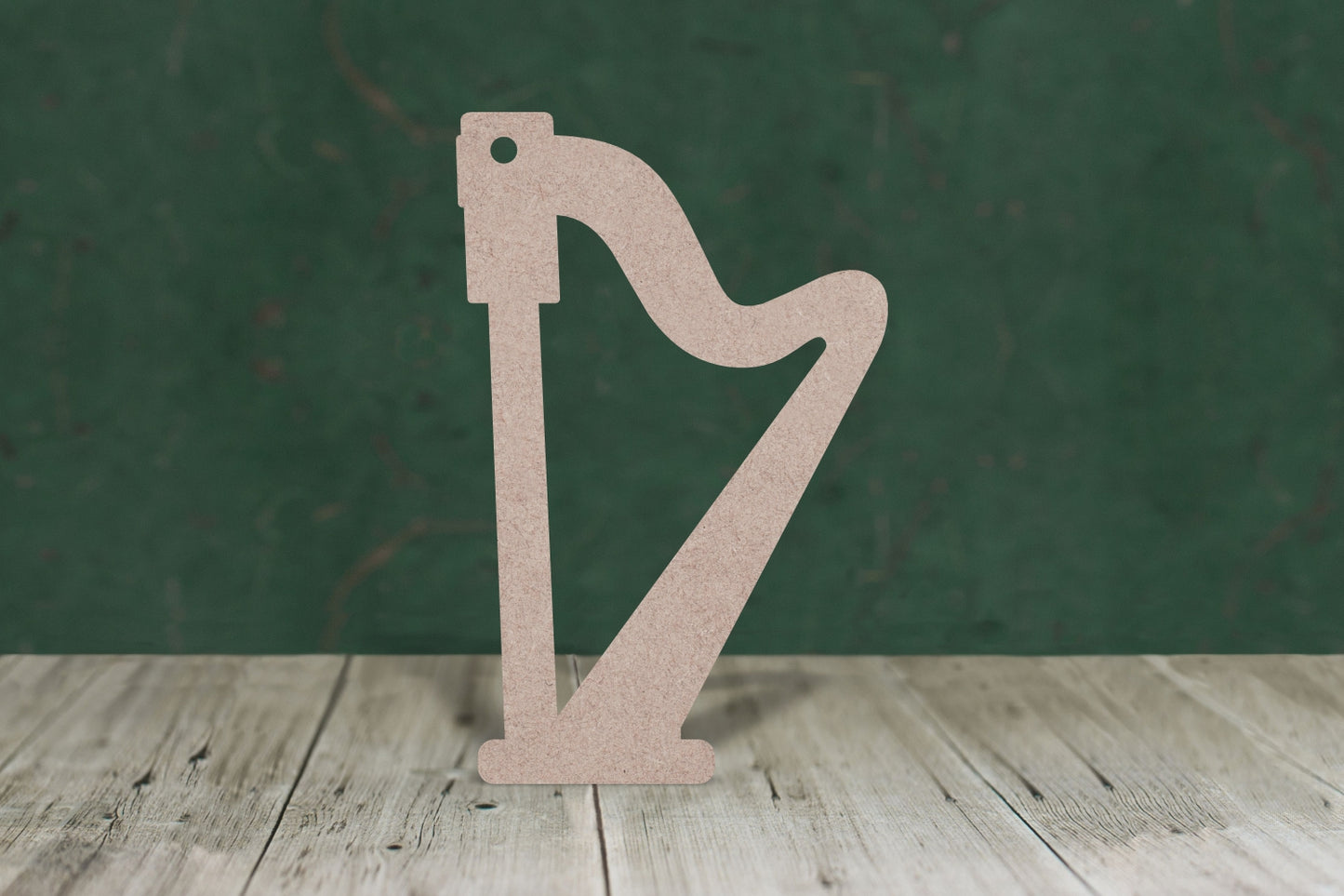 Harp - wooden craft cut-out - 3mm MDF