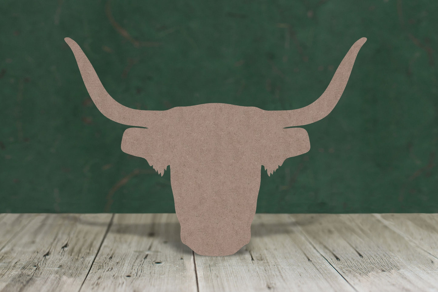 Highland cow head (Plain) - 2mm MDF