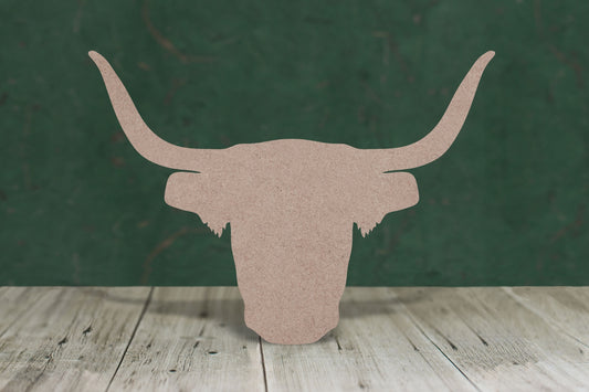 Highland cow head (Plain) - 3mm MDF