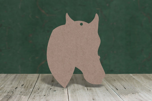 Horse head shape (plain) - 2mm MDF