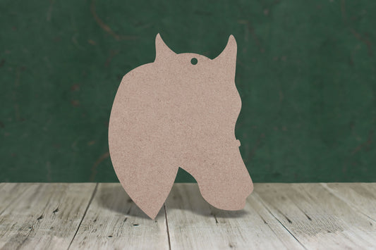 Horse head shape (plain) - 3mm MDF