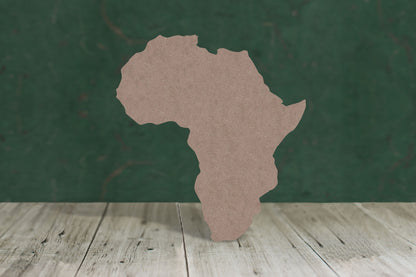 Africa - wooden craft blank - 2mm MDF