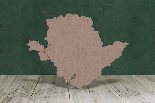 Anglesey - wooden craft cut-out - 2mm MDF