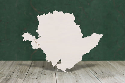 Anglesey wooden craft cut out - plywood