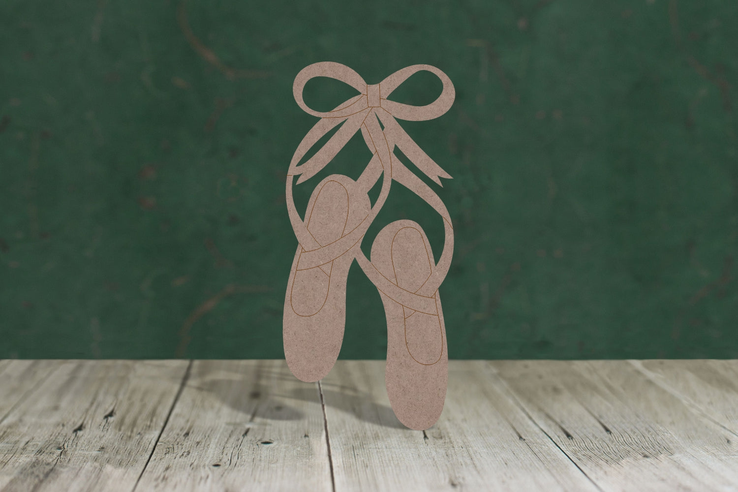 Ballet shoe - wooden craft blank - 2mm MDF – Emmc craft Shapes