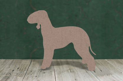 Beddington Terrier - wooden craft shape - 2mm MDF