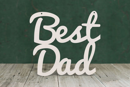 Best Dad script - wooden craft blank - 4mm Plywood