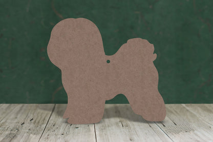 Bichon - wooden craft cut-out - 2mm MDF