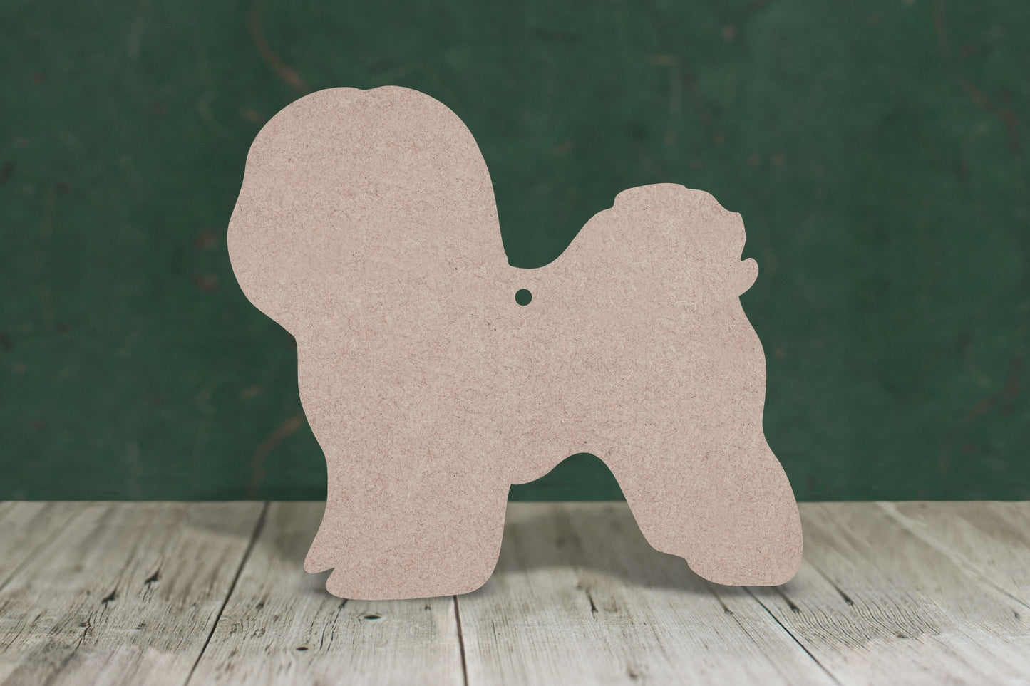 Bichon - wooden craft cut-out - 3mm MDF