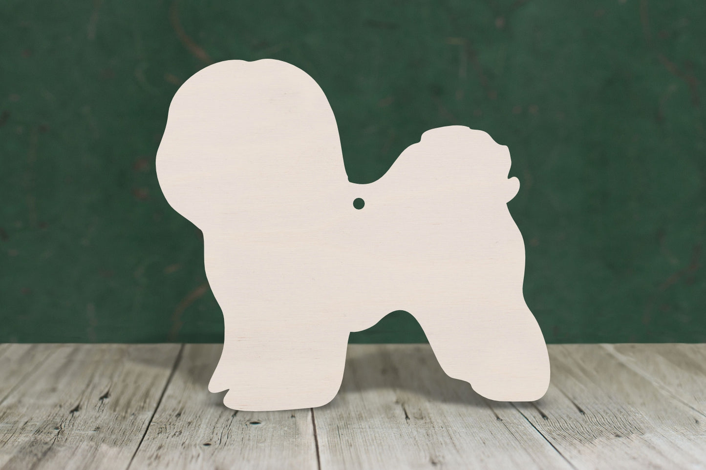 Bichon wooden craft shape - plywood