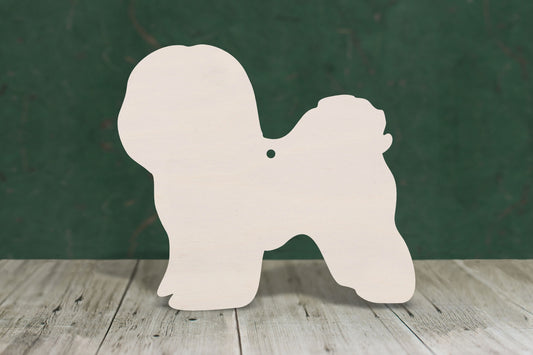 Bichon wooden craft shape - plywood