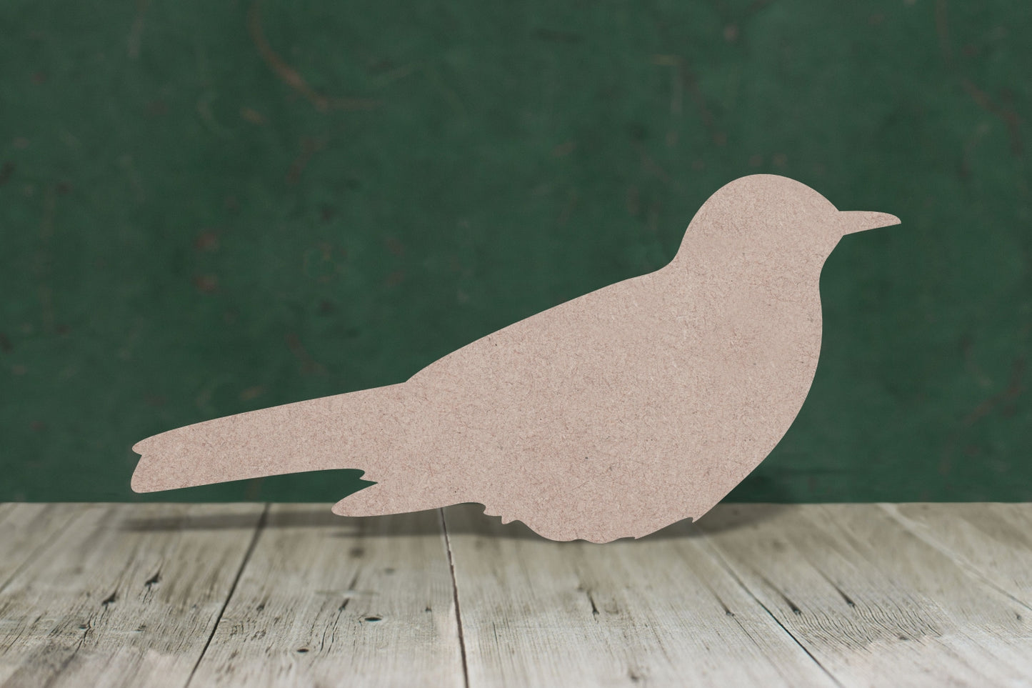 Blackbird no legs - wooden craft shape - 3mm MDF