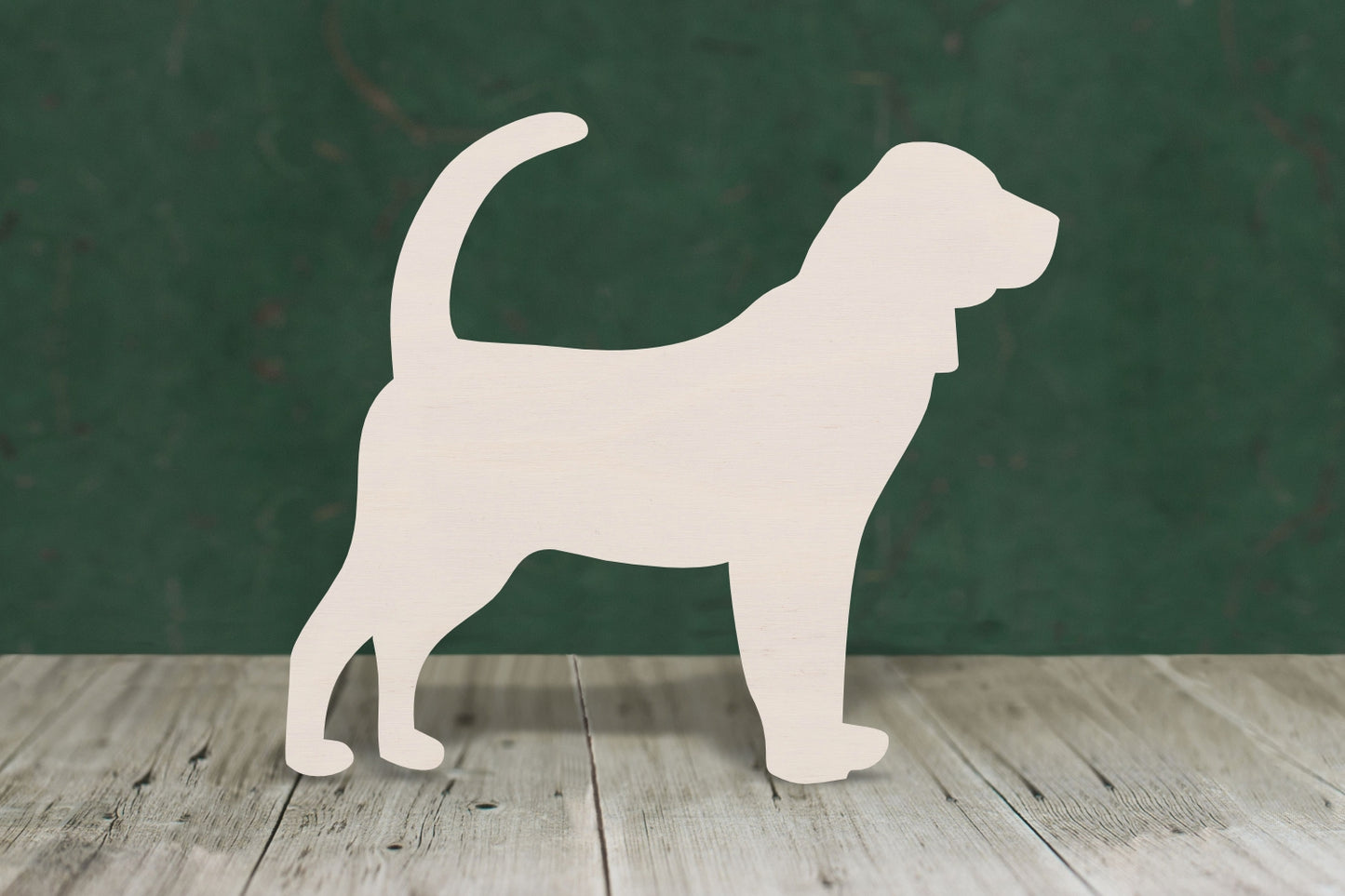 Blood hound wooden craft blank - plywood