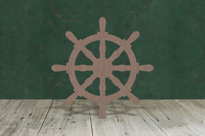 Boat wheel - wooden craft blank - 2mm MDF