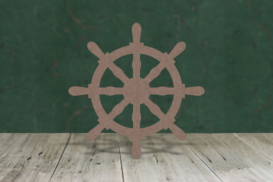 Boat wheel - wooden craft blank - 2mm MDF