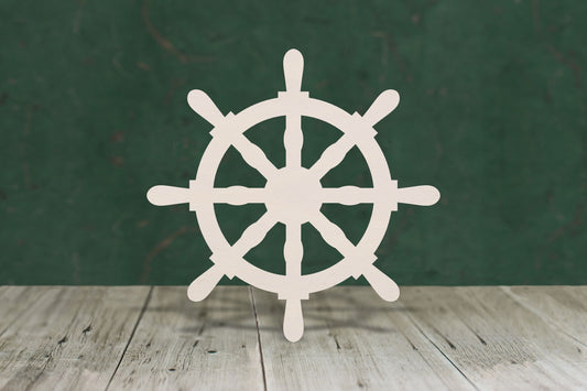 Boat wheel wooden craft shape - plywood