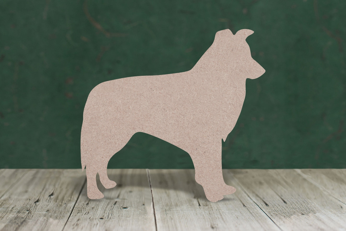 Border collie - wooden craft cut-out - 3mm MDF