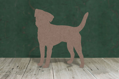 Border terrier - wooden craft cut-out - 2mm MDF