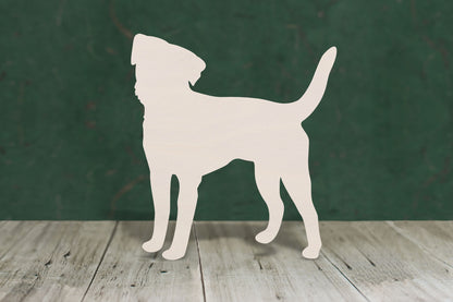 Border terrier wooden craft shape - plywood