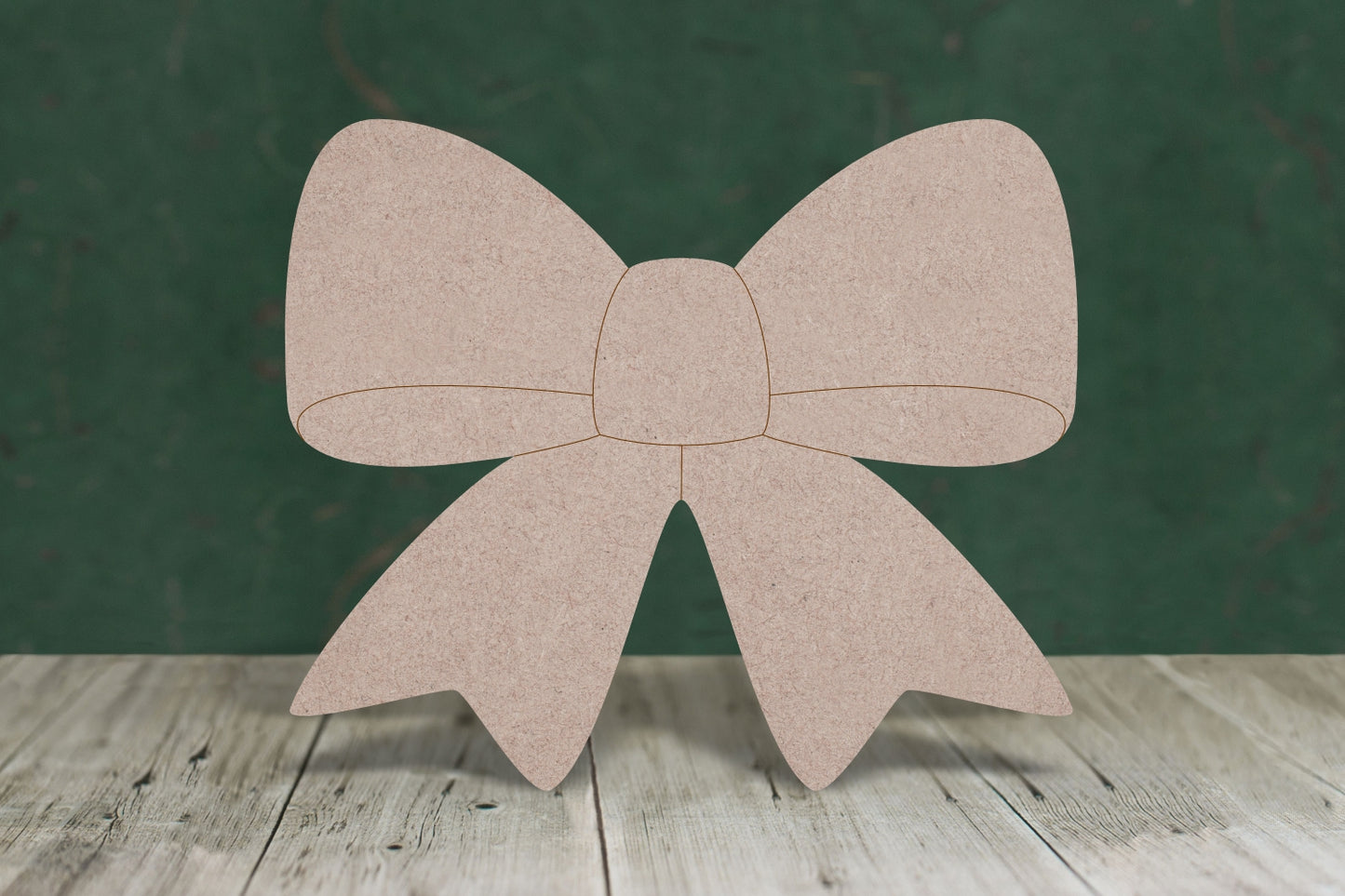 Bow - wooden craft cut-out - 3mm MDF