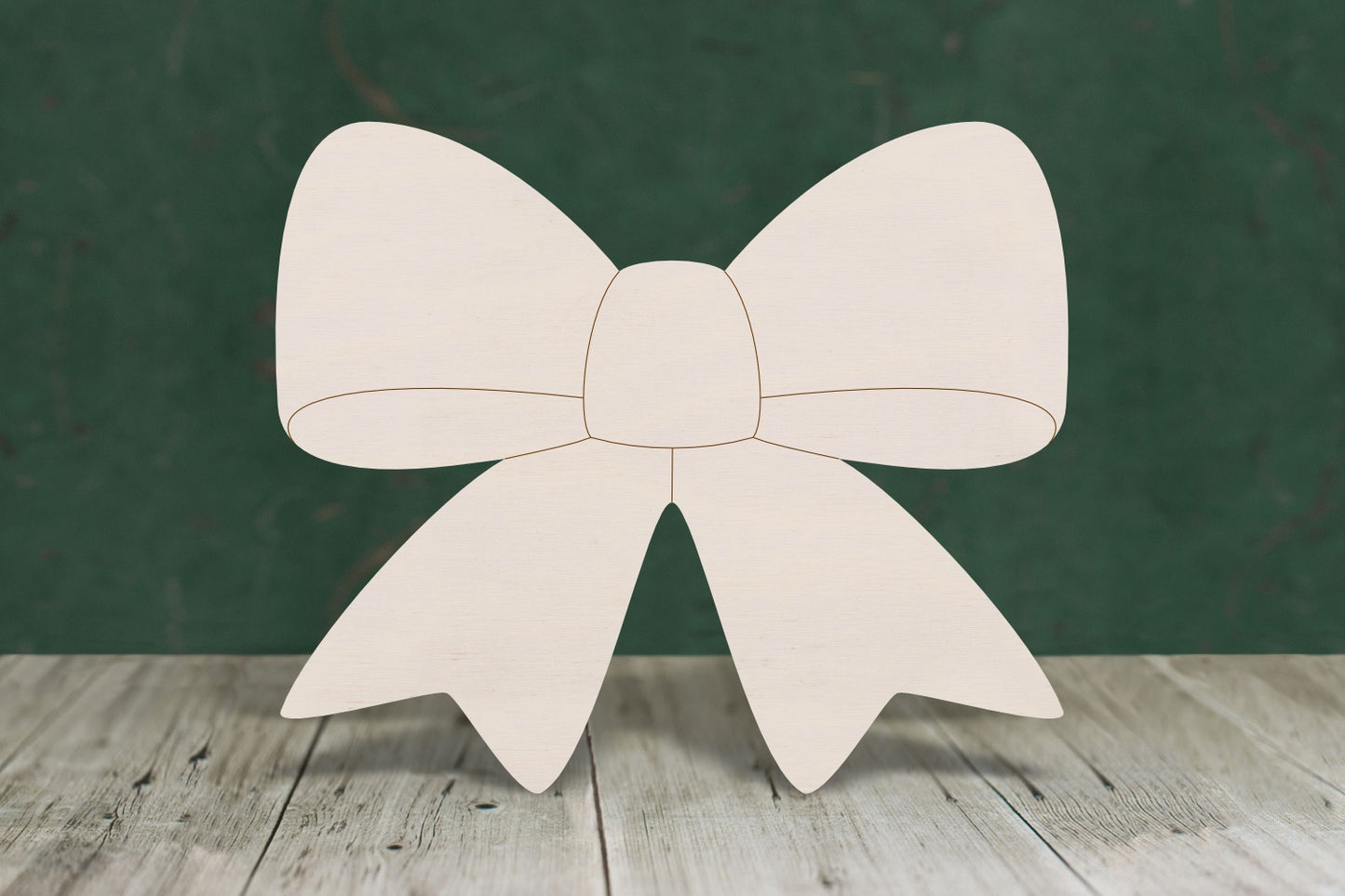 Bow wooden craft shape - plywood