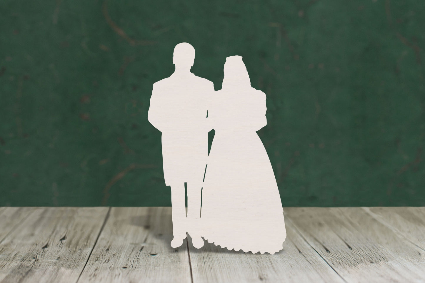 Bride and groom - wooden craft blank - 4mm Plywood