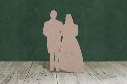 Bride and Groom cutout - 3mm MDF