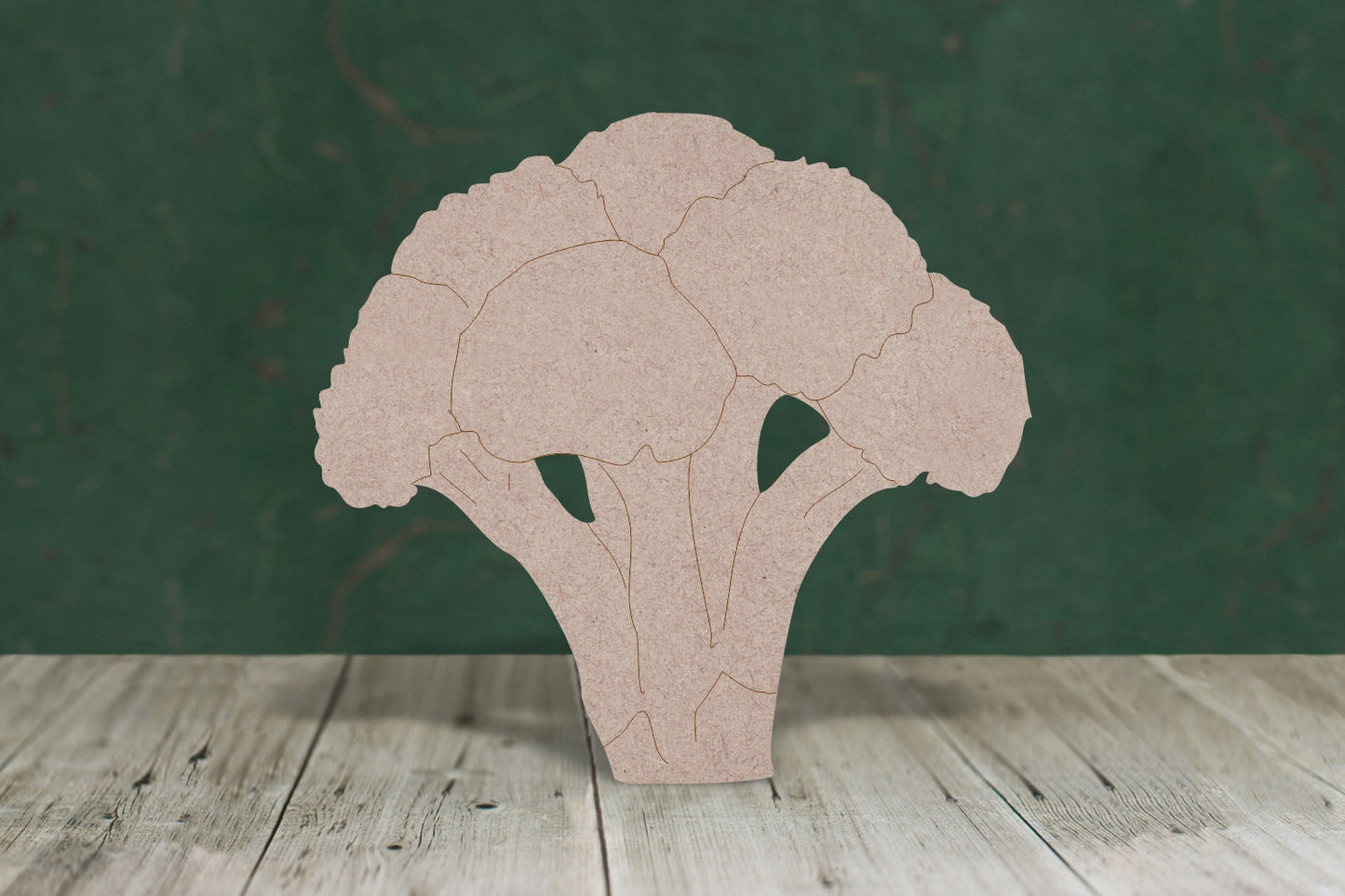 Broccoli - wooden craft shape - 3mm MDF