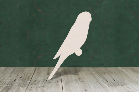 Budgie wooden craft shape - plywood