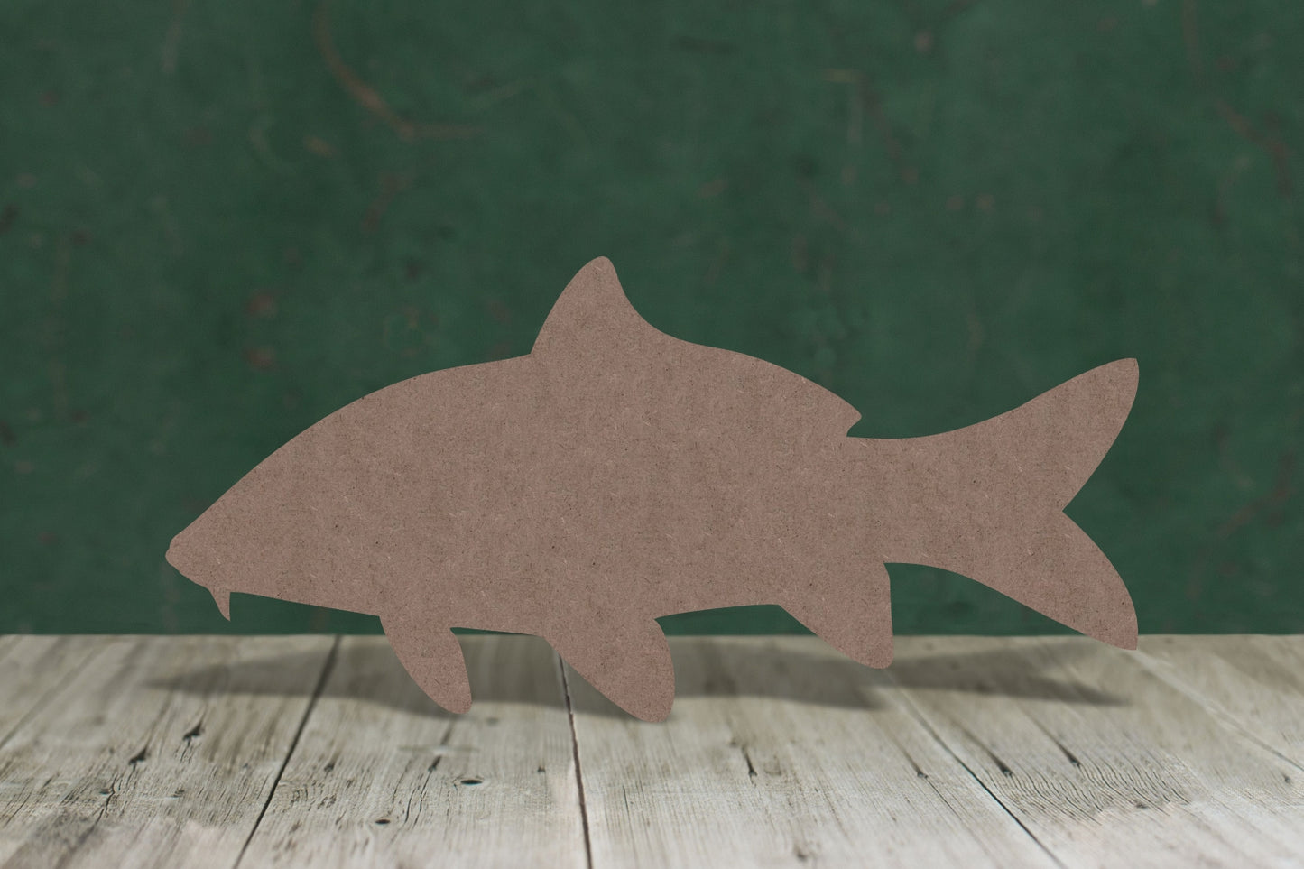 Fish carp - wooden craft cut-out - 2mm MDF