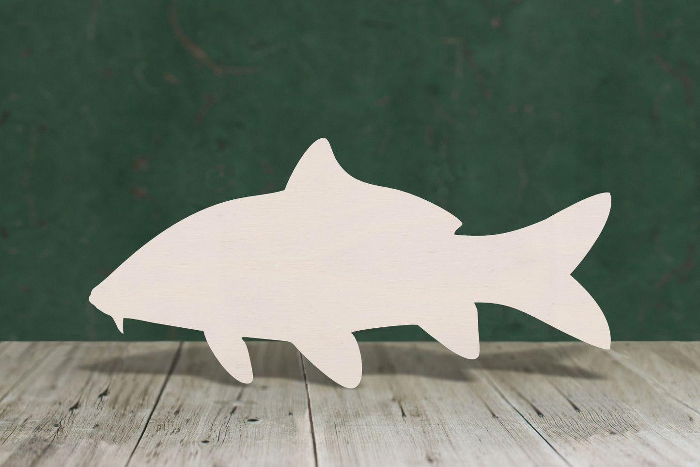 Fish carp wooden craft cut out - plywood