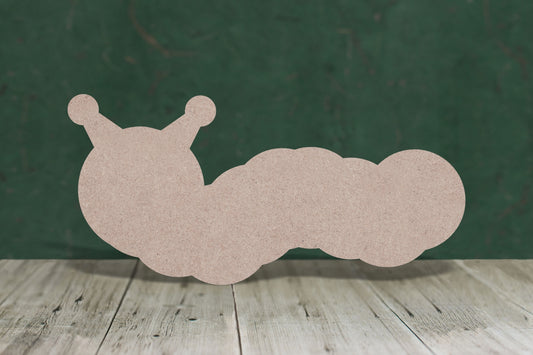 Caterpillar - wooden craft shape - 3mm MDF