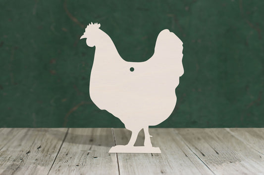 Chicken wooden craft blank - plywood