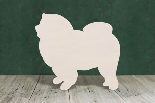 Chow Chow wooden craft cut-out - plywood