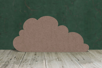 Cloud 2 - wooden craft cut-out - 2mm MDF