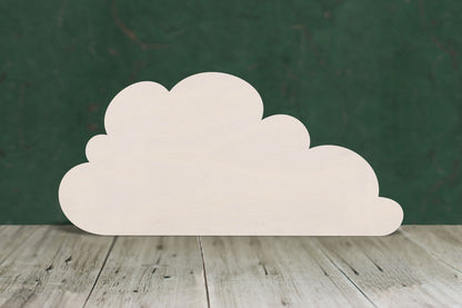 Cloud 2 wooden craft blank - plywood