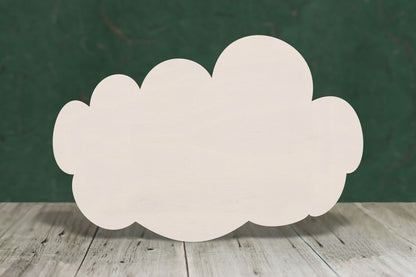 Cloud 3 wooden craft shape - plywood