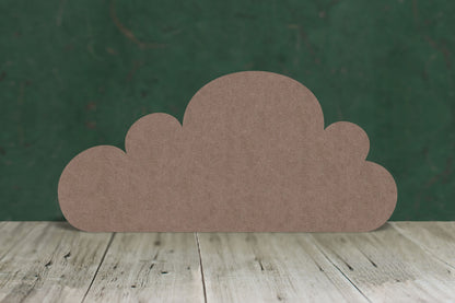 Cloud 1 - wooden craft blank - 2mm MDF