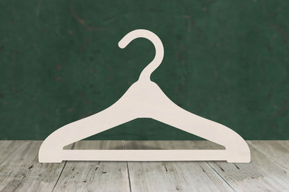 Coat hanger wooden craft cut out - plywood