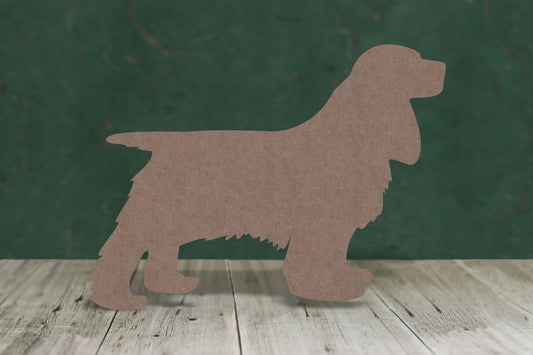 Cocker spaniel - wooden craft shape - 2mm MDF