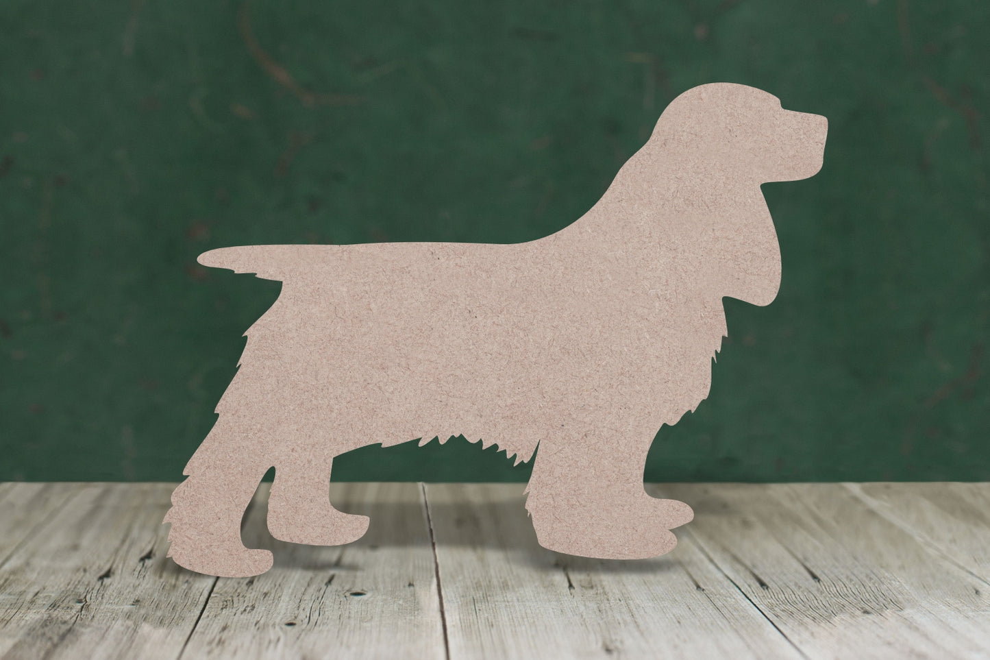 Cocker spaniel - wooden craft shape - 3mm MDF