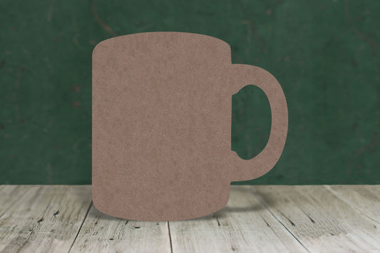 Coffee mug - wooden craft shape - 2mm MDF